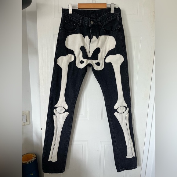 MNML D184 SKELETON STRAIGHT DENIM - Picture 2 of 13